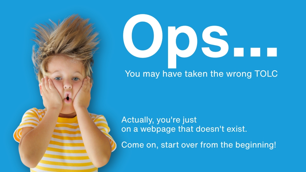 A humorous image indicating the need to start browsing again because you're on a page that doesn't exist on the site